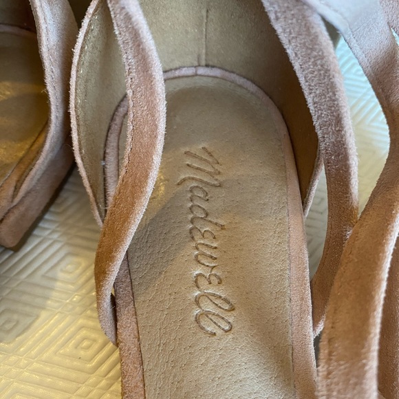 Madewell Ankle Wrap Low Heel SandalSize 7.5 - Picture 2 of 6